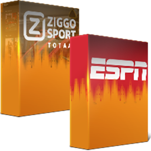 12 maanden Ziggo Sport Totaal + ESPN Compleet cadeau t.w.v. €394,- 